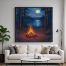 Suche nach lagerfeuer poster Wald