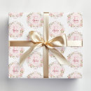 Suche nach rosa monogramm geschenkpapier Mädchen