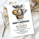 Suche nach partytiere einladungen Safari tiere
