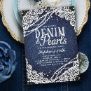 Suche nach denim und spitze einladungen Für sie