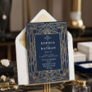 Suche nach art deco hochzeit einladungen Gold