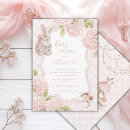 Suche nach häschen baby party einladungen Rosa