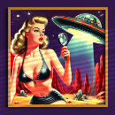 Suche nach vintage ufo poster Raumschiff