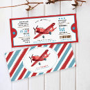Suche nach vintage flugzeuge einladungen Flugticket