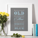 Suche nach grau blau poster Typografisch