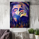 Suche nach lila abstraktes poster Für sie