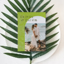 Suche nach moderne save the date postkarten Grün