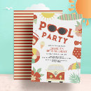 Suche nach retro pool party einladungen Sommer