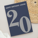 Suche nach 20 geburtstag karten Für ihn