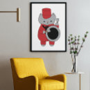 Suche nach trommel poster Schwarz