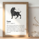 Suche nach leo zodiac sign poster Sternbild