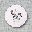 Suche nach niedliche kuh wanduhren Für sie/ihn