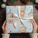 Suche nach weihnachtsbär geschenkpapier Modern