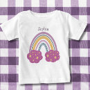 Suche nach wolken regenbogen tshirts Für kinder