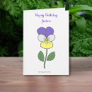 Suche nach pansy blume karten Violett
