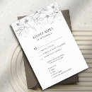 Suche nach weiße blume rsvp karten Einfach