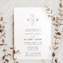 Suche nach monogramm m einladungen Modern