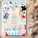 Suche nach alice im wunderland einladungen Kaninchen