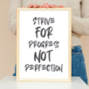 Suche nach perfektion poster Jede person