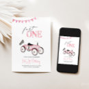 Suche nach rosa auto einladungen Für kinder