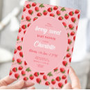 Suche nach erdbeerkuchen einladungen Babydusche