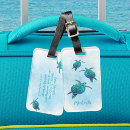 Suche nach meeresschildkröte gepäckanhänger Unterwasser