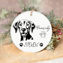 Suche nach weimaraner ornamente Weihnachtsgeschenk