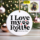Suche nach rottweiler weihnachten ornamente Niedlich