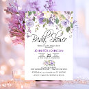 Suche nach lavender bridal shower einladungen Floral
