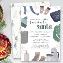 Suche nach secret santa party einladungen Aquarell