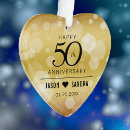 Suche nach 50th wedding anniversary ornamente Paar