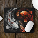 Suche nach koi fische mousepads Weiß