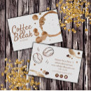 Suche nach coffeeshop visitenkarten Braun