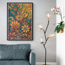 Suche nach psychedelic art poster Blume