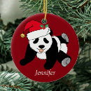 Suche nach niedlicher roter panda ornamente Weihnachten