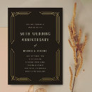 Suche nach goldenes anniversary einladungen Elegant