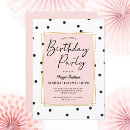 Suche nach gold and white birthday einladungen Modern