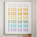 Suche nach französisch poster C'est la vie