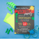 Suche nach paintball party einladungen Cool