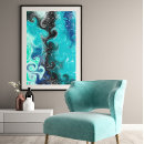 Suche nach abstrakte leinwand poster Blau