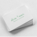 Suche nach typography visitenkarten Simple