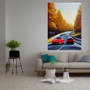 Suche nach rotes auto poster Fahrzeug