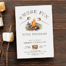 Suche nach smores lagerfeuer einladungen Camping
