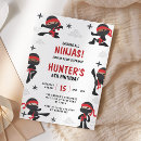 Suche nach ninja party einladungen Geburtstagsparty von ninja
