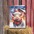 Suche nach weihnachtsschwein karten Aquarell