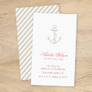 Suche nach vintager anker visitenkarten Nautisch