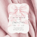 Suche nach pink bow wedding einladungen Kokette