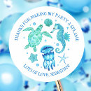 Suche nach quallen aufkleber Aquarell