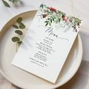 Suche nach immergrün hochzeit menükarten Elegant