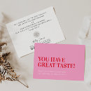 Suche nach geschmack karten Spaß